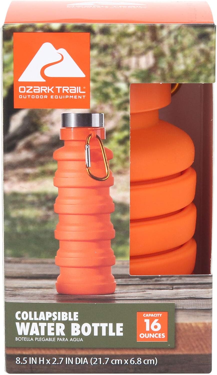Flexible 16oz Hydration Vessel with Climbing Hook